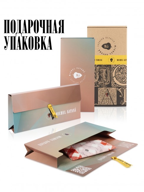 Ключница из Шелка Унисекс CATTO ROSSA!_Key/L